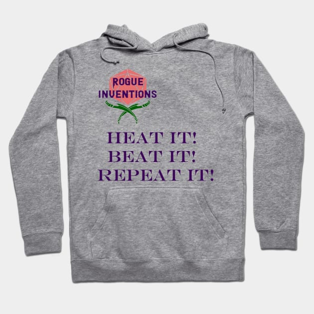 Rogue Inventions Heat It, Beat It, Repeat It Hoodie by RogueInventions